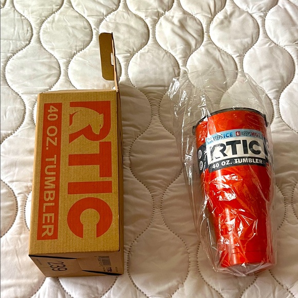 RTIC 40 oz Tumbler in Orange - Picture 1 of 6